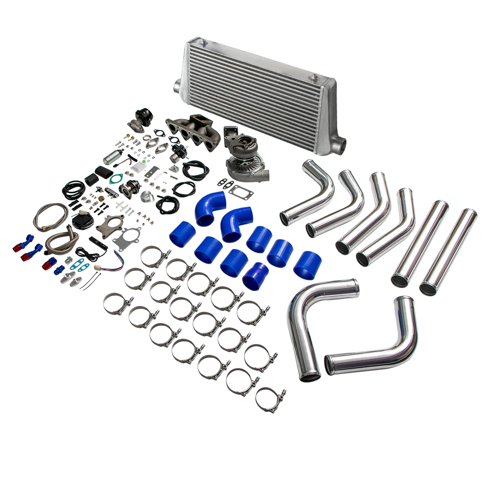 

T3/T4 коллектор турбокомпрессора Kit для Honda HD Civic B16 B18 B20 Turbo Intercooler 350 hp