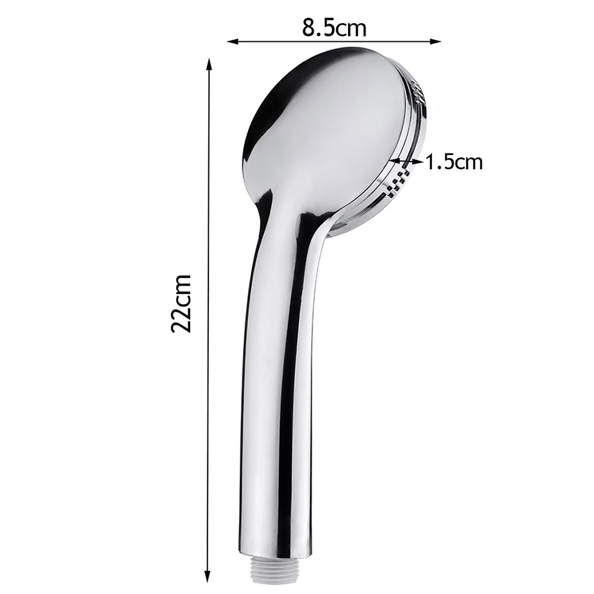 

Pressurized Nozzle Shower Head Bathroom Accessories High Pressure Water Saving Rainfall ABS Chrome Shower Head