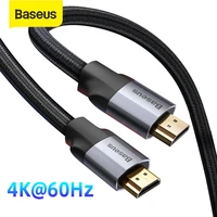 baseus 4k 60hz hdmi compatible splitter cable for xiaomi mi box hdmi compatible 2 0 audio cable switch splitter for tv box ps4