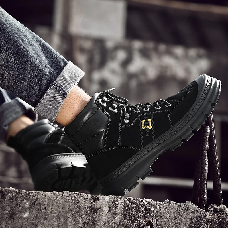 

Casual Sneaker Leather Shoes Men Mens Slip On Sport 2020 Men's Sneakers Man Leisure Fashion Sports