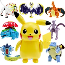 TAKARA TOMY Genuine POKEMON toys Japanese figura Pikachu Charizard Mewtwo action figure collection model birthday gifts for kids