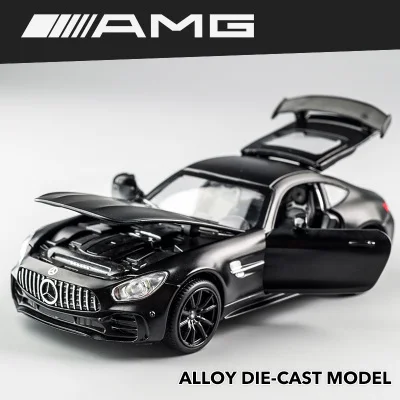 KIDAMI Camaro 1: 32 высокая имитация литья под давлением модель автомобиля Вытяните назад звуковой светильник коллекция для детских подарков машинки - Цвет: GT Black