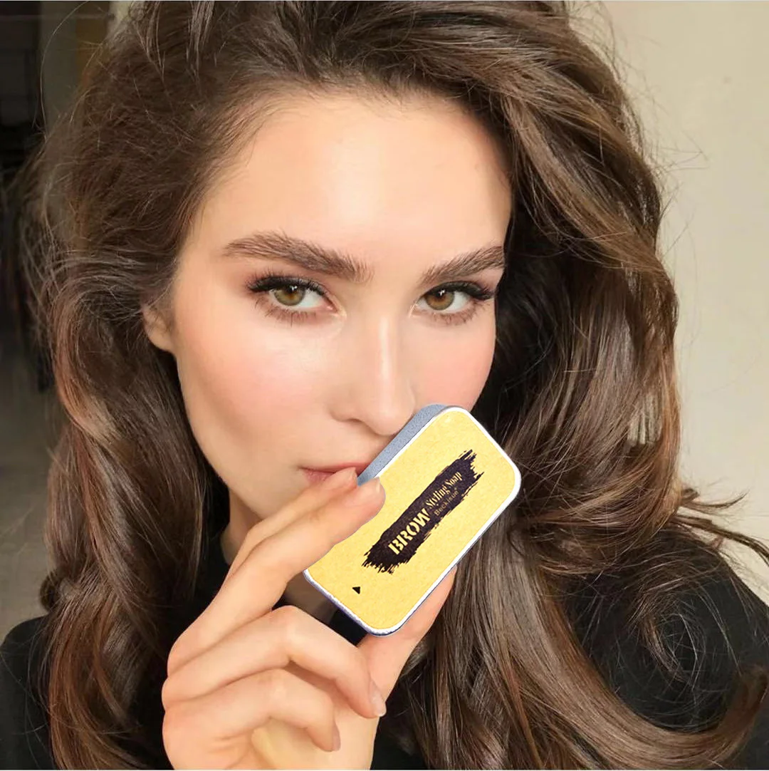 3D Пернатый устойчивые к воде бровей макияж гель мыло Водонепроницаемый