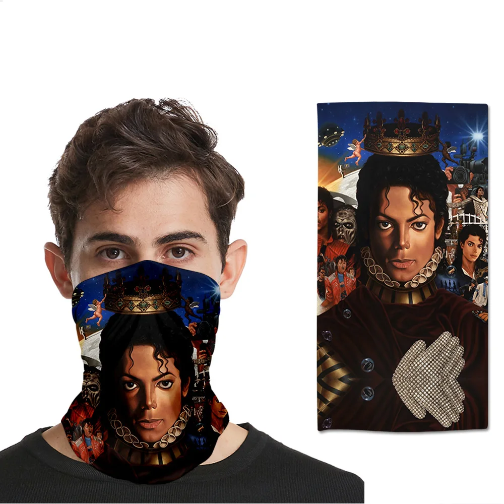 Майкл Джексон шарф маска мочалка косплей реквизит Лыжная пылеотталкивающая для
