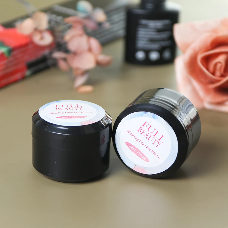 

5ml Blooming DIY Nail Gel Clear Watercolor Smoke Effect Flower Gel Polish Smudge Bubble Nail Art Manicure UV Gel Varnish JI1551