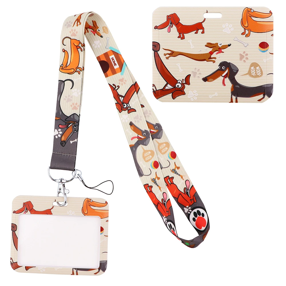 LX947 Dachshunds шнурок идентификационная подвеска значок держатель - Цена: 159.93