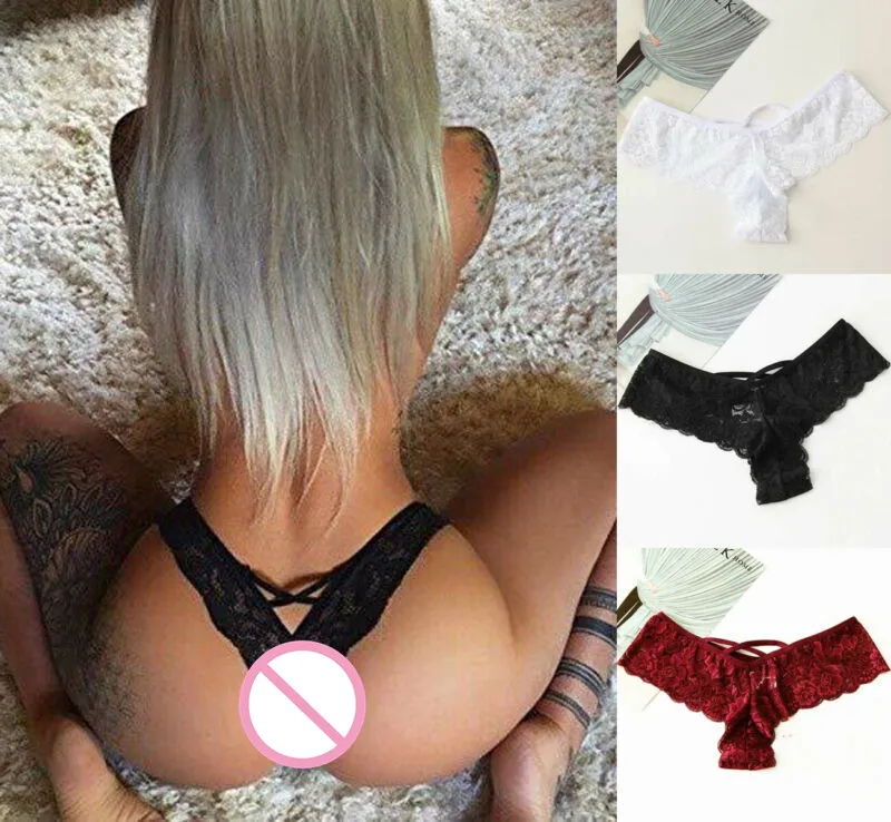 Тонкое и мягкое женское сексуальное кружевное нижнее белье брифы G-брюки бикини с