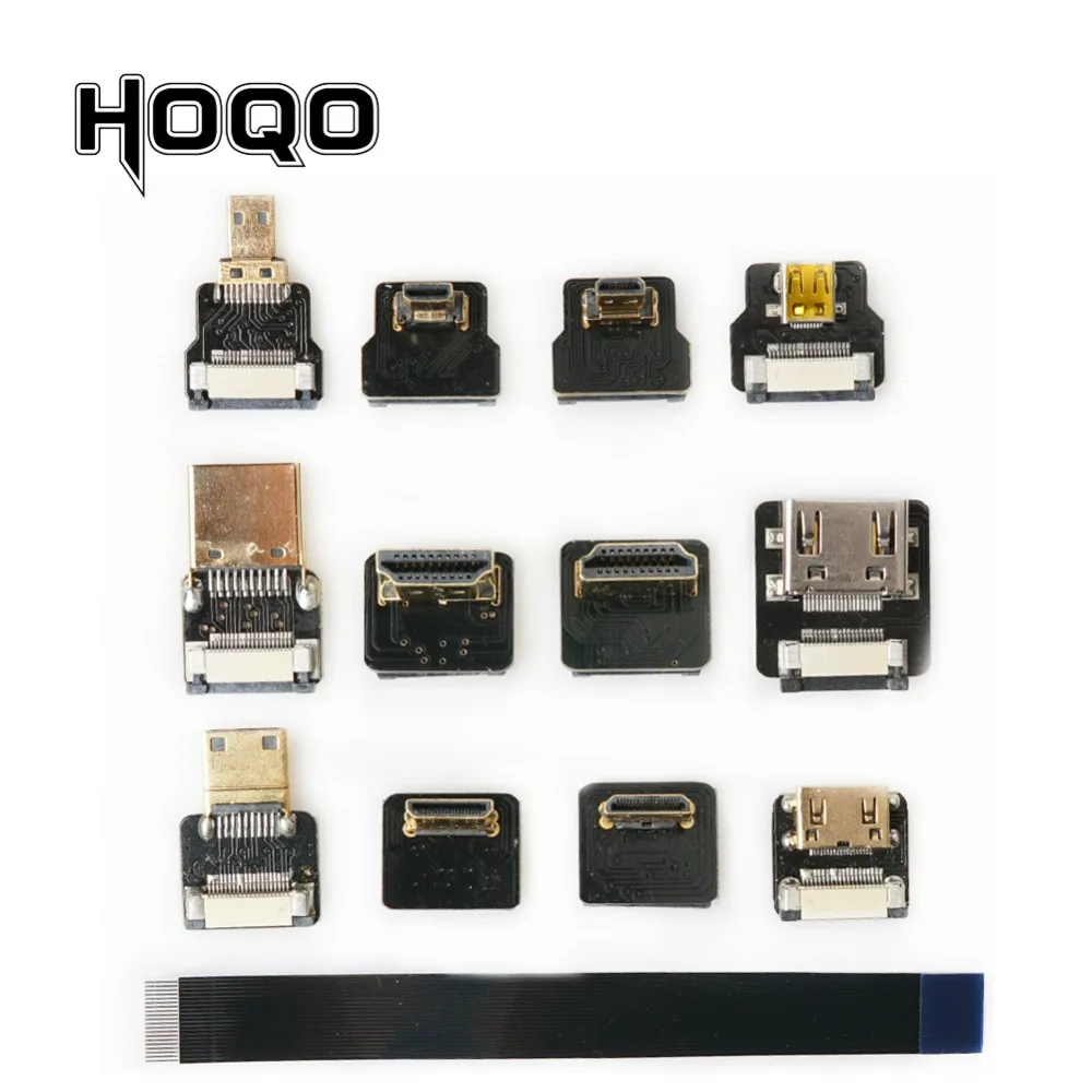 FPV HDMI ленточный кабель двойной вверх Угловой 90 градусов тип A Мужчина к мужчине FPC