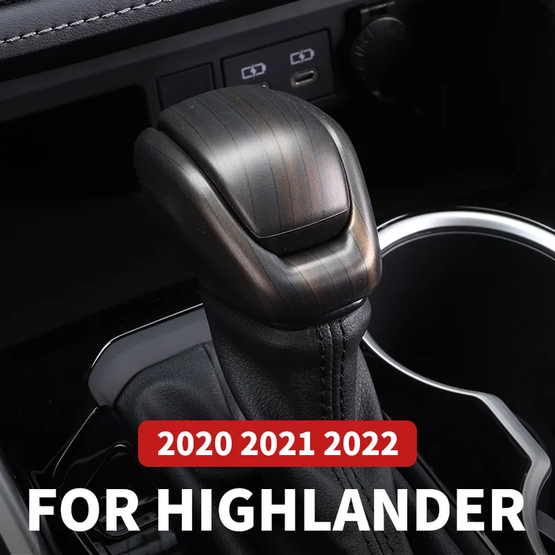 

Gearshift Head Cover, Gear Knob Sequins, For Toyota Highlander XU70 Refit 2020 2021 2022 Kluger Car Accessories