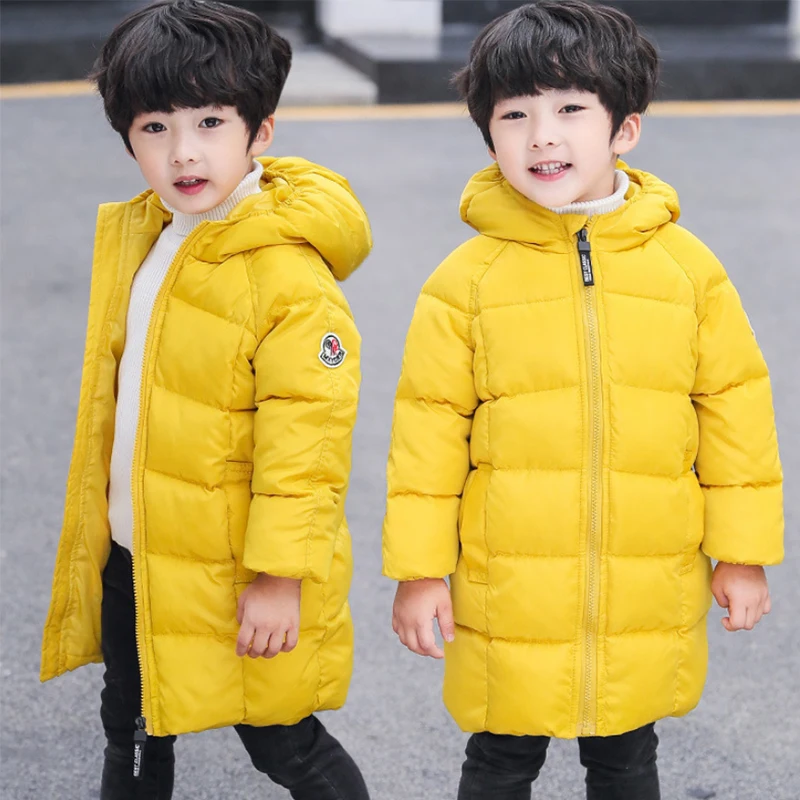 Высококачественные зимние куртки для девочек 2019 пальто теплая пуховая куртка
