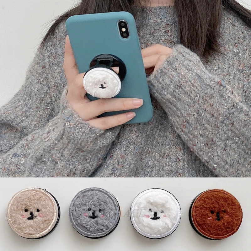 Милый плюшевый держатель для телефона с плюшевой собачкой iphone 11 pro max xr xs 8 7 6 5S 6s