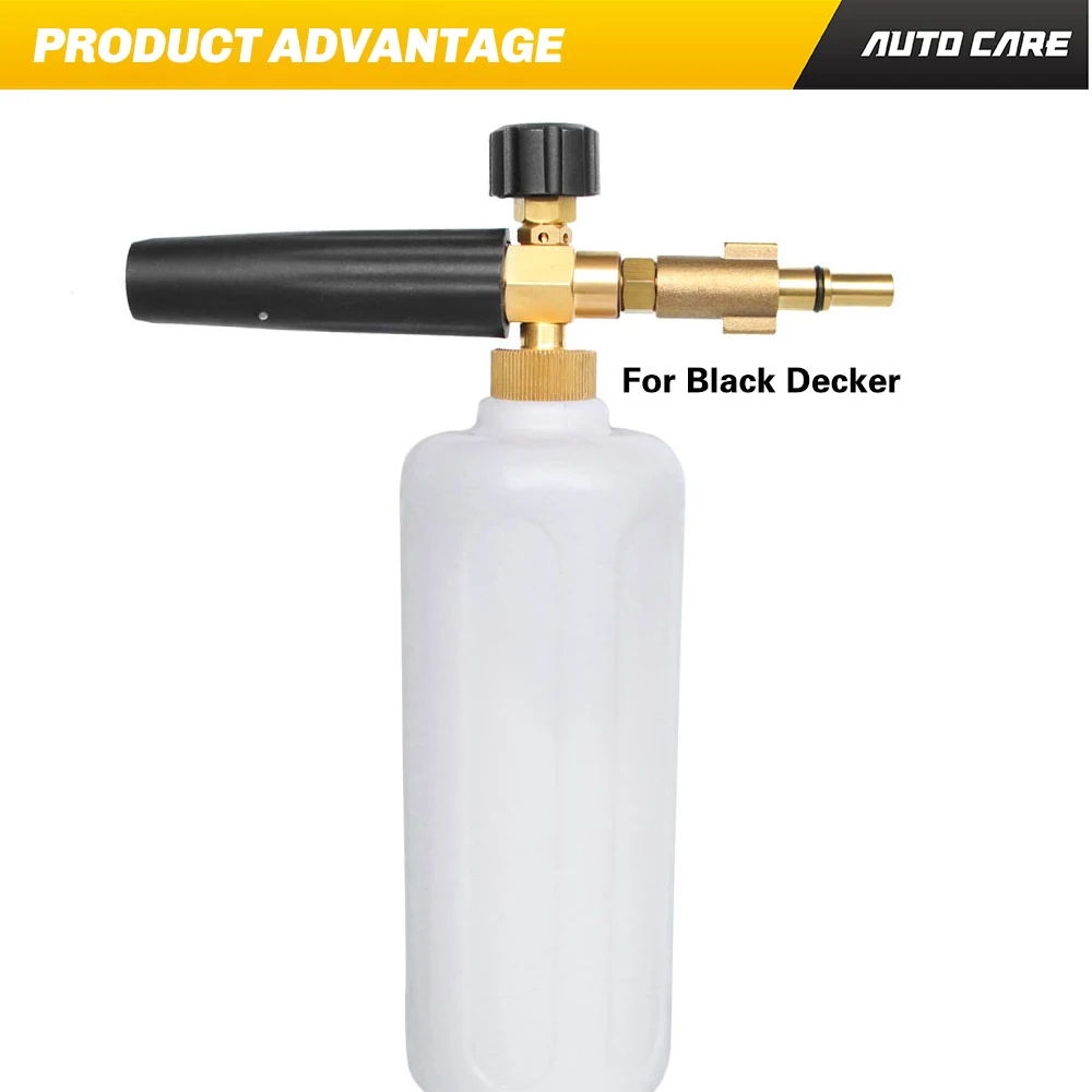 AutoCare прямые продажи новое поступление пенная насадка для Black Decker, AR, для Makita мойка высокого давления