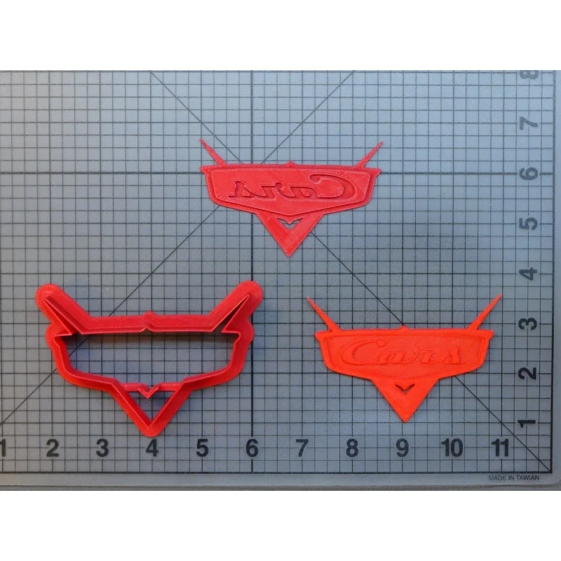 Инструменты для движения машин скорой помощи серии печенья custom made 3D напечатанный торт набор инструментов для декора гоночного автомобиля помадка Формы для кексов - Цвет: N1120 Logo 2 inch
