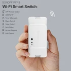 SONOFF 433 RF R3 основной смарт-Переключатель ВКЛВЫКЛ WiFi приложениеLANголосовой пульт дистанционного управления DIY режим с Alexa Google Home