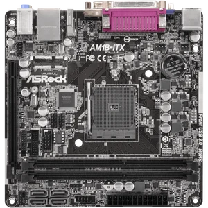 for asrock am1b itx socket am1 motherboards ddr3 16gb for athlon x4 cpus pci e 2 0 usb3 0 dvi sata 3 mini itx placa mãe free global shipping