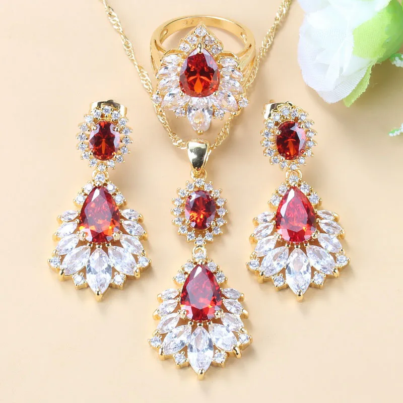 Эксклюзивные Австрийские кристаллы африканские Ювелирные наборы свадебные