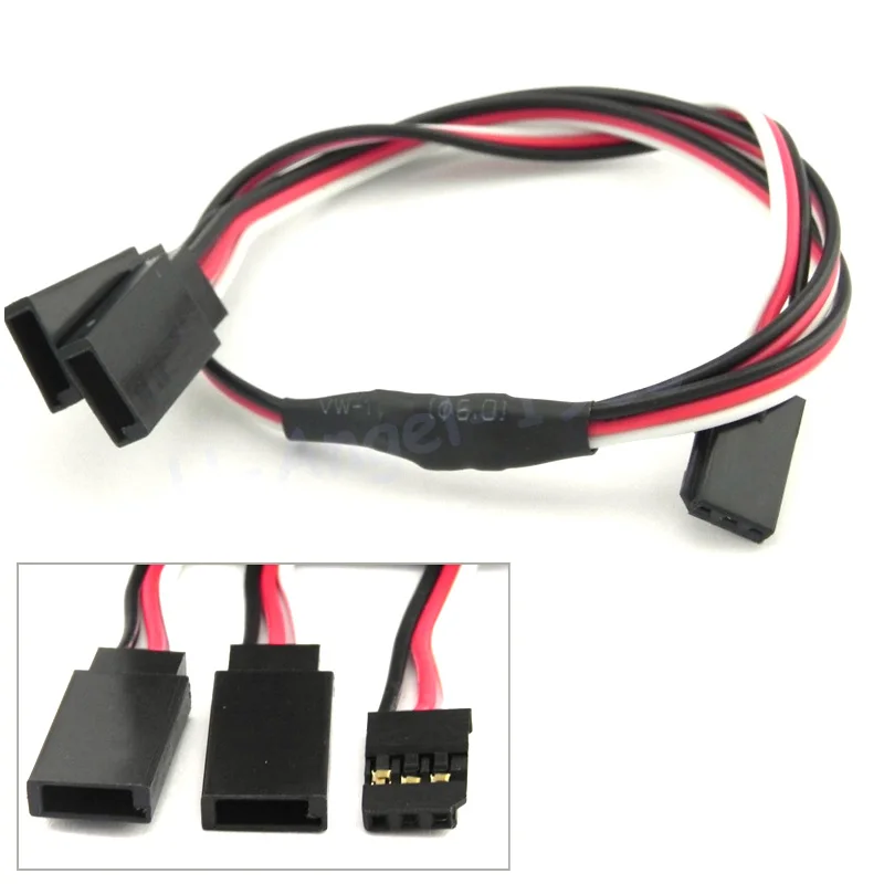 5 шт./лот 150 мм 300 500 RC Servo Y удлинитель Кабель свинцовый провод для JR Futaba|servo y|rc servoservo