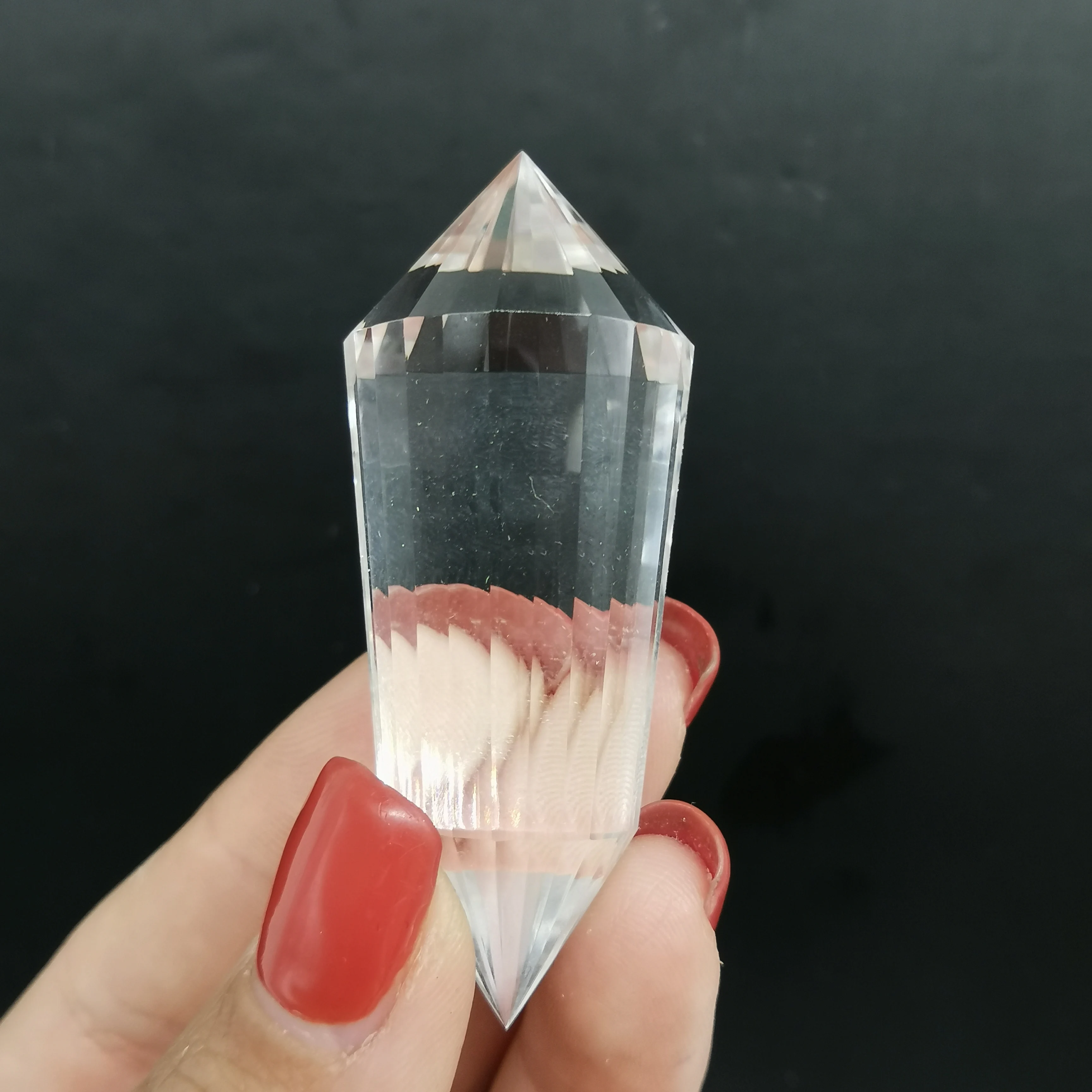 Высококачественный натуральный кристалл 38 г прозрачный кварцевый Vogel Healing