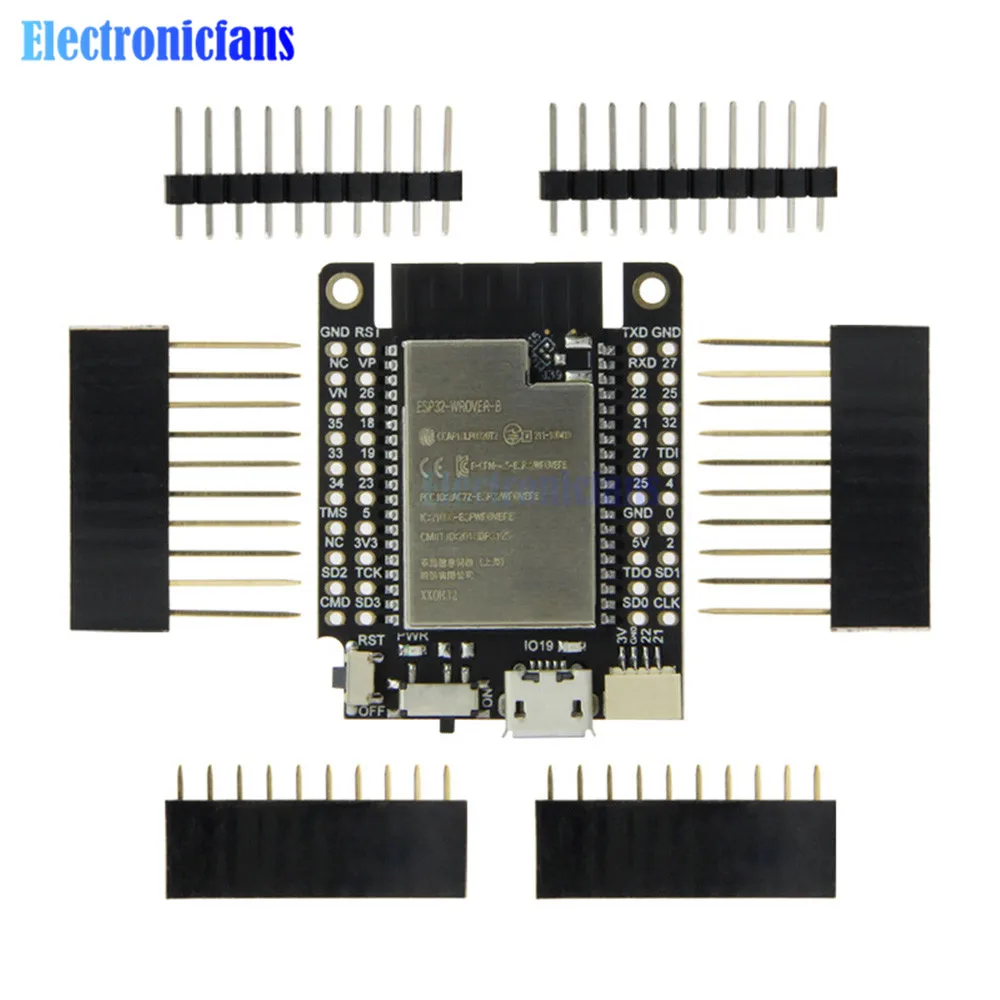 Hilitand Bluetooth Development Board,Mini32 ESP32-WROVER-B PSRAM WiFi Embedded Module with IR Controller Sensor,AS312 Sensor,Power Indicator Lamp,WiFi Internet Development Board 