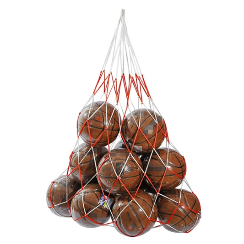 

1PC Sporting Soccer Net 10 Balls Carry Net Bag Sports Portable Outdoor Equipment Football Balls Volleyball Ball Nets