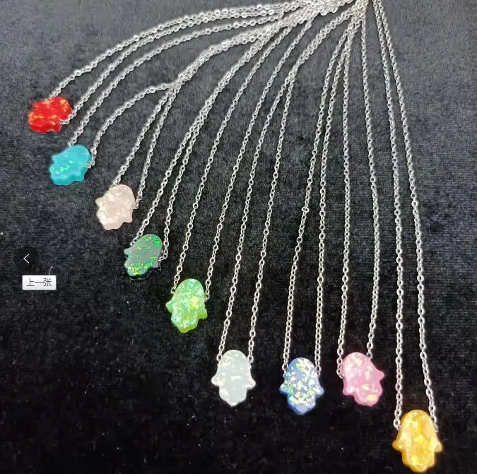 Новинка 2021 модное ожерелье рука Хамса для женщин цепочки из нержавеющей стали