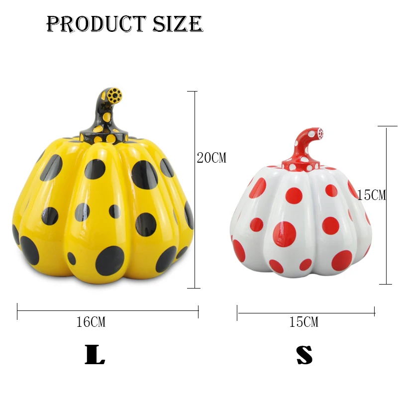 Роскошная Тыква Kusama Yayoi Художественная Современная Скульптура в горошек