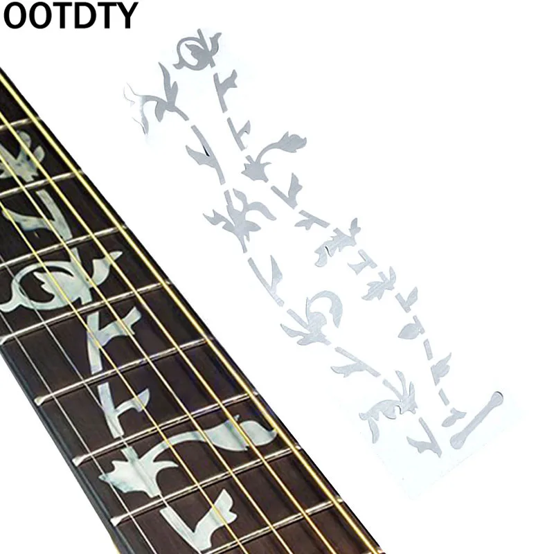 OOTDTY 1X Дерево жизни инструмент Красивая Гитара Бас инкрустация Наклейка ультра
