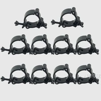 10pcslots led stage effect light clamp truss stage light hook aluminium material led par moving head light hooks security clamp