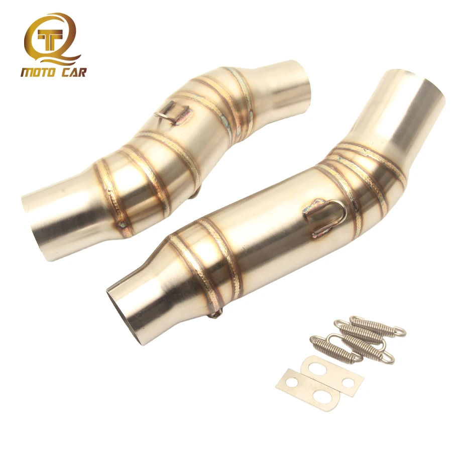 Средняя выхлопная труба для мотоцикла скользящая стальная Соединительная Kawasaki