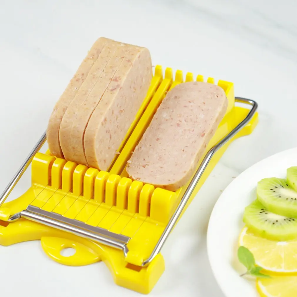 

Multi-function Egg Cutter Two-in-one Boiled Egg Preserver Stainless Steel Slicer Household Egg Separator