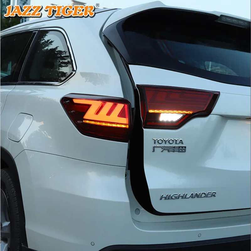Автомобильный Стайлинг задние фонари для Toyota Highlander 2015 ~ 2018 светодиодные