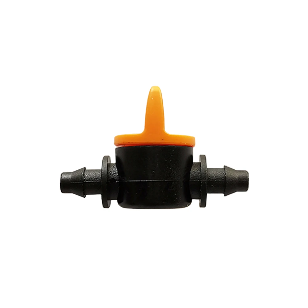 10Pcs 4/7mm Hose Miniature Valve Garden Irrigation Waterstop Connector Agriculture System Watering Quick Coupling Barbed Switch | Дом и сад