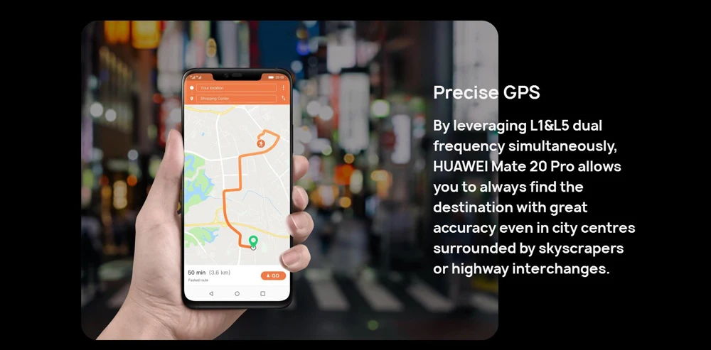 HUAWEI mate 20 Pro, мобильный телефон, полный экран, водонепроницаемый, IP68, 40 МП, 4 камеры, Kirin980, быстрое зарядное устройство, 10 в/4 а, 8 Гб ram, 256 ГБ rom