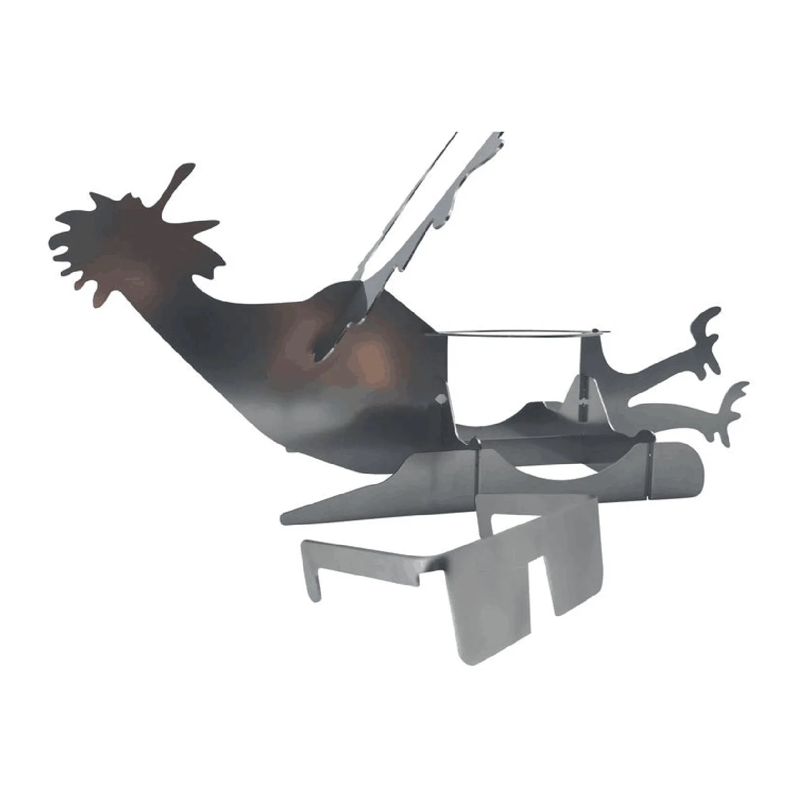 

Kitchen Outdoor BBQ Tools Chicken Duck Holder Rack Grill Stand Roasting For BBQ Rib Non Stick Chicken Roaster Rack For BBQ Grill