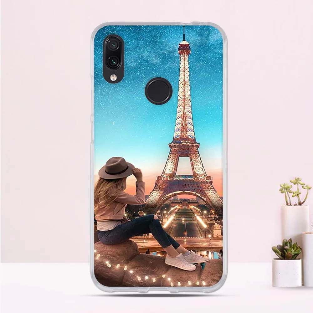 51 Чехол для телефона Redmi Note 7 Pro, чехол из мягкого ТПУ для Xiaomi Redmi Note7 Pro, чехол, задняя защитная крышка, чехол для Xiomi Redmi Note 7, чехол - Цвет: 51