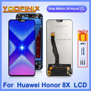 6 5for huawei honor 8x lcd jsn l22 jsn tl00 jsn l42 display touch screen assembly replacement parts for huawei honor 8x display free global shipping