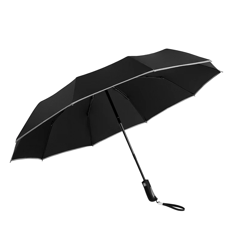 

Family Automatic Big Umbrella Rain Women 3Folding Business Umbrella Men Quality 10K Windproof Large Umbrellas WJB41810