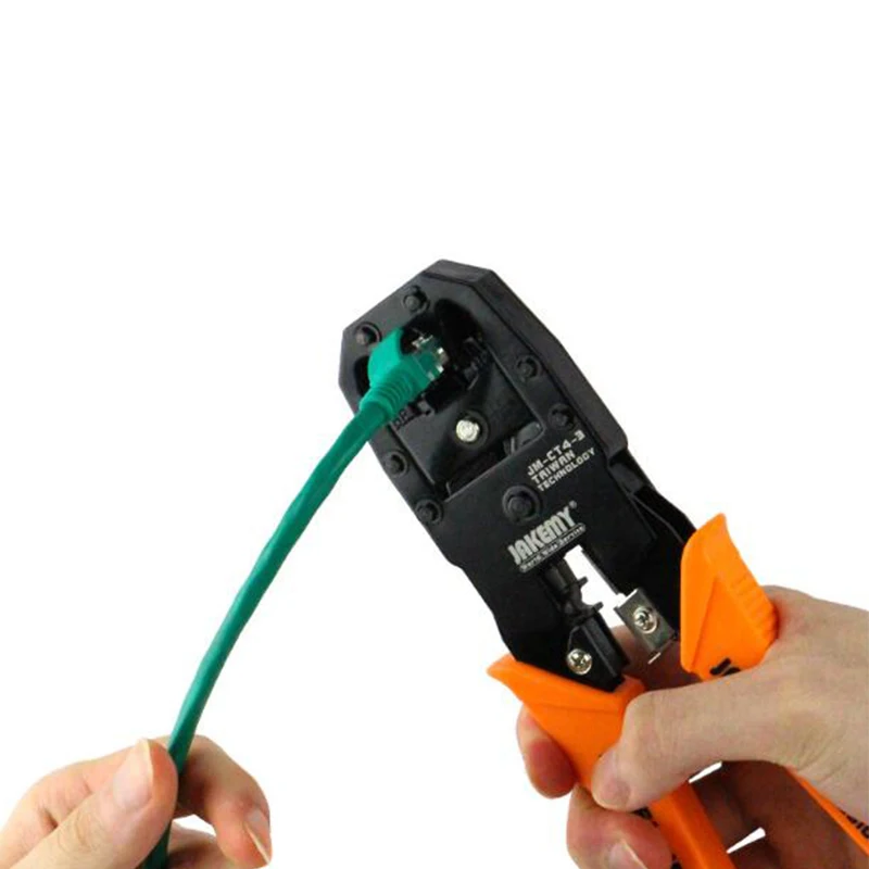 Обжимные Щипцы RJ45 RJ11 RJ12 8P 6P 4P с хрустальной головкой кабельный тестер LAN трекер
