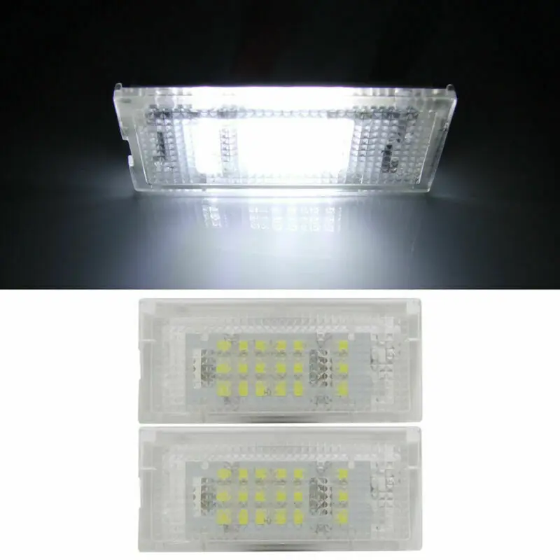 

1 Pair 6500K 18X Coupe License Number Plate LED Light lamp For BMW 3 Series E46 4D 5D 1998-2005