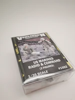 verlinden 1992 usmc marines radio command in pacific war wwii%c2%a0135 resin model box packing