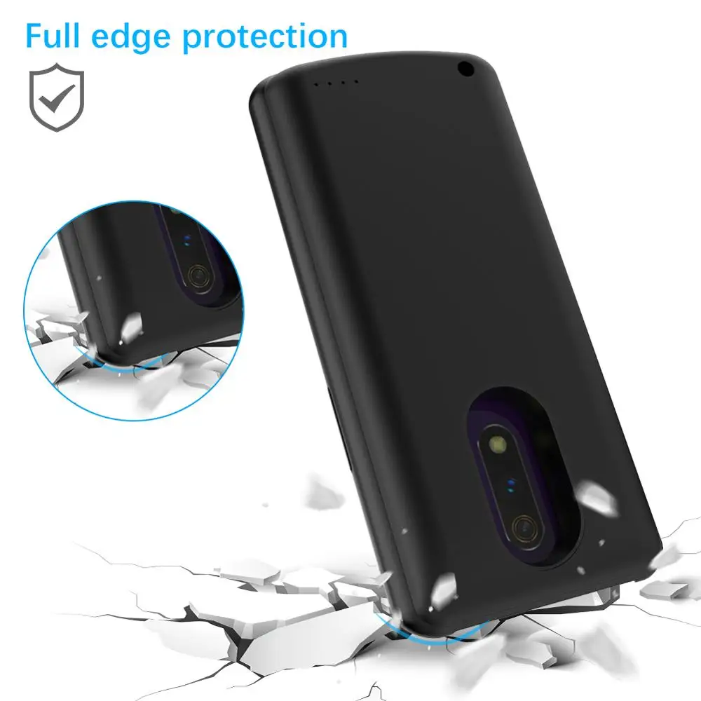 Портативный резервный аккумулятор KQJYS 6500 мАч чехол для OPPO Realme X аккумулятора
