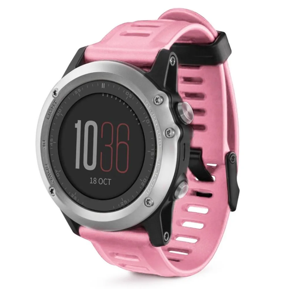 Ремешок для часов Garmin Fenix 3 26 мм сменный ремешок из мягкого силикона браслета 6X 5X