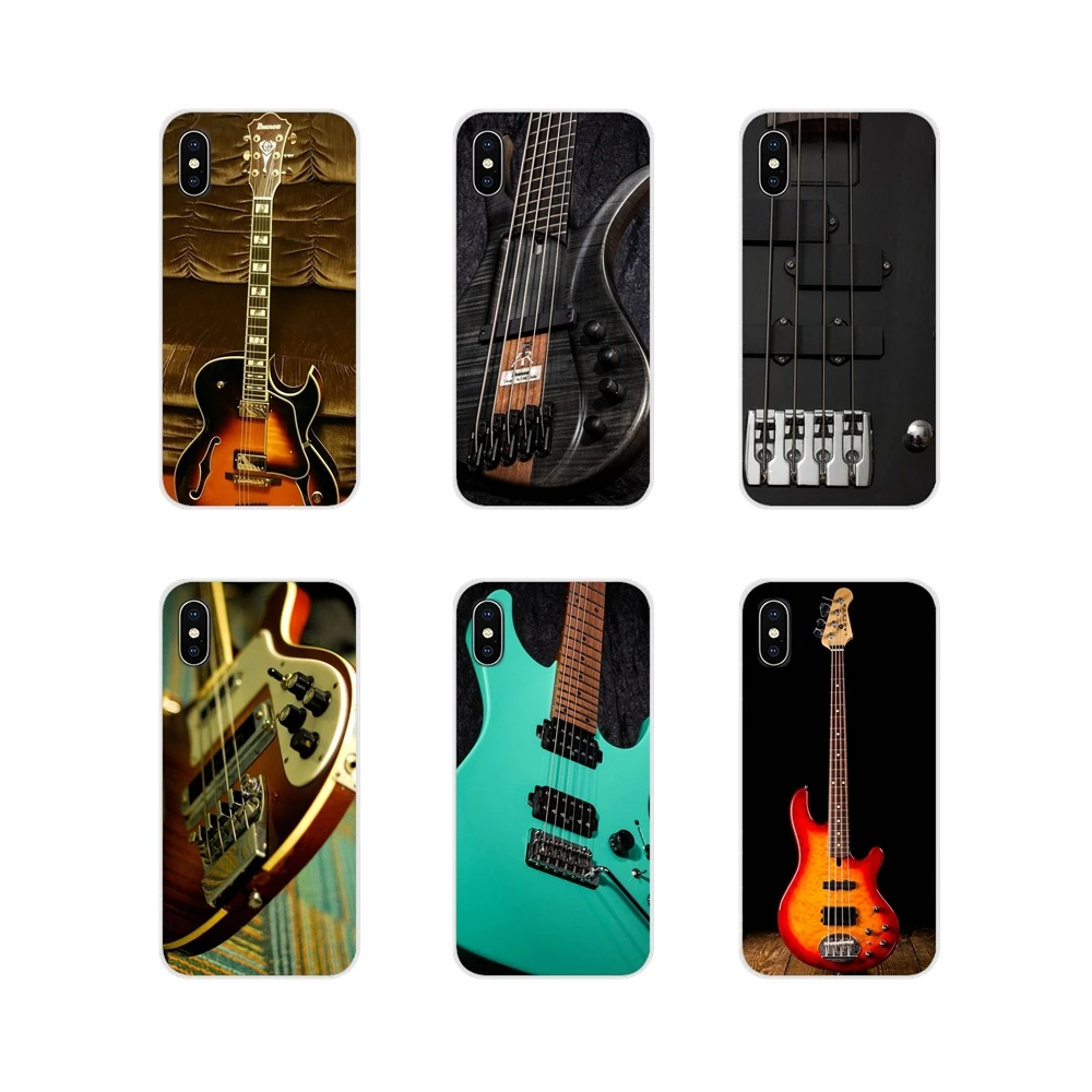 Чехол для сотового телефона Apple iPhone X XR XS 11Pro MAX 4S 5C SE 6S 7 8 Plus ipod touch 5 6 Струны бас