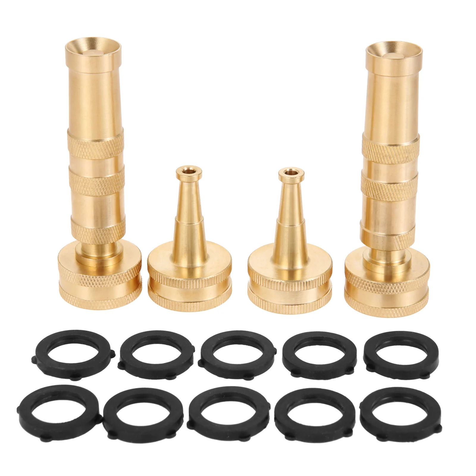 Насадка для водяного шланга, регулируемая, 3/4 дюйма, 4 шт.