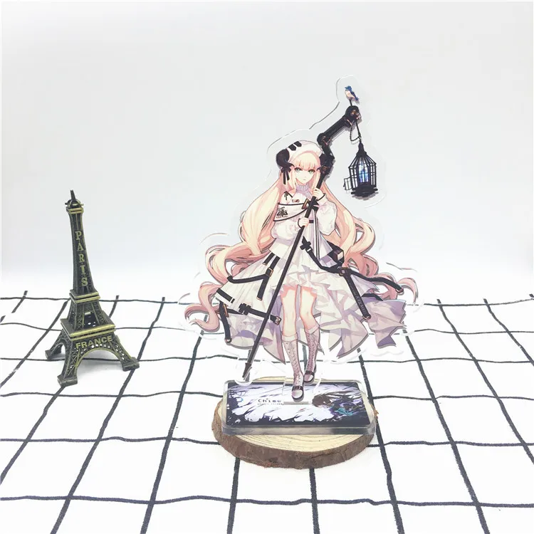Игра Arknights брелок Amiya Angelina Hoshiguma Соловей осада Техаса Lappland милый забавный мультфильм акриловый брелок ювелирные изделия - Цвет: 11