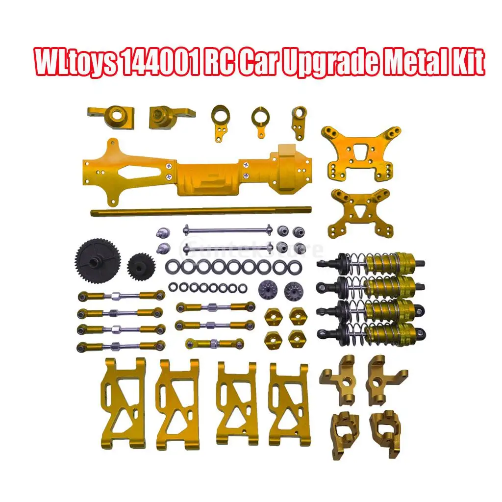 

1/14 WLtoys 144001 RC Car Upgrade Metal Kit Parts Drive Shaft Steering Hub