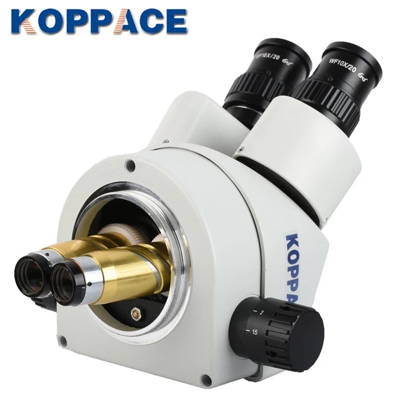 KOPPACE 3.5X 90X непрерывный зум Тринокулярный Стерео микроскоп рокер кронштейн