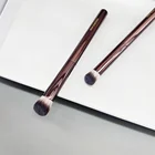 Кисти для макияжа с мягкой щетиной и металлической ручкой