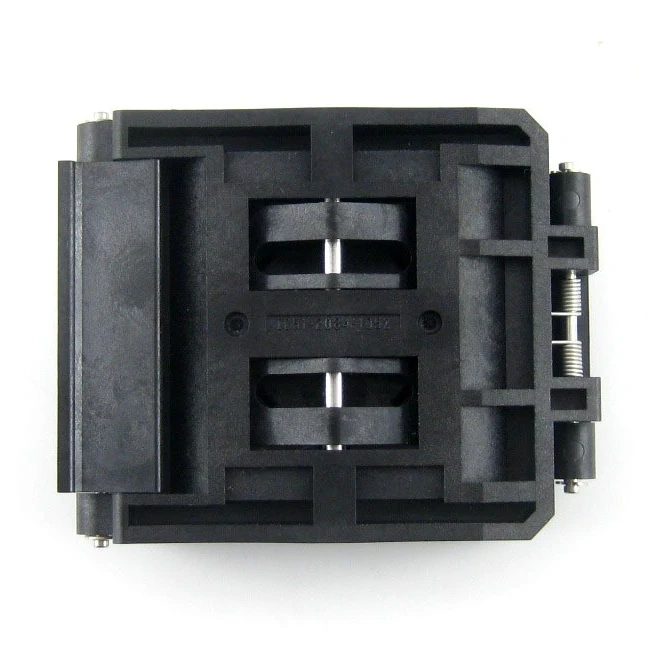 

QFP208 TQFP208 FQFP208 PQFP144 IC51-2084-1052-11 Yamaichi QFP IC Test Burn-in Socket Programming Adapter 0.5mm Pitch clamshell