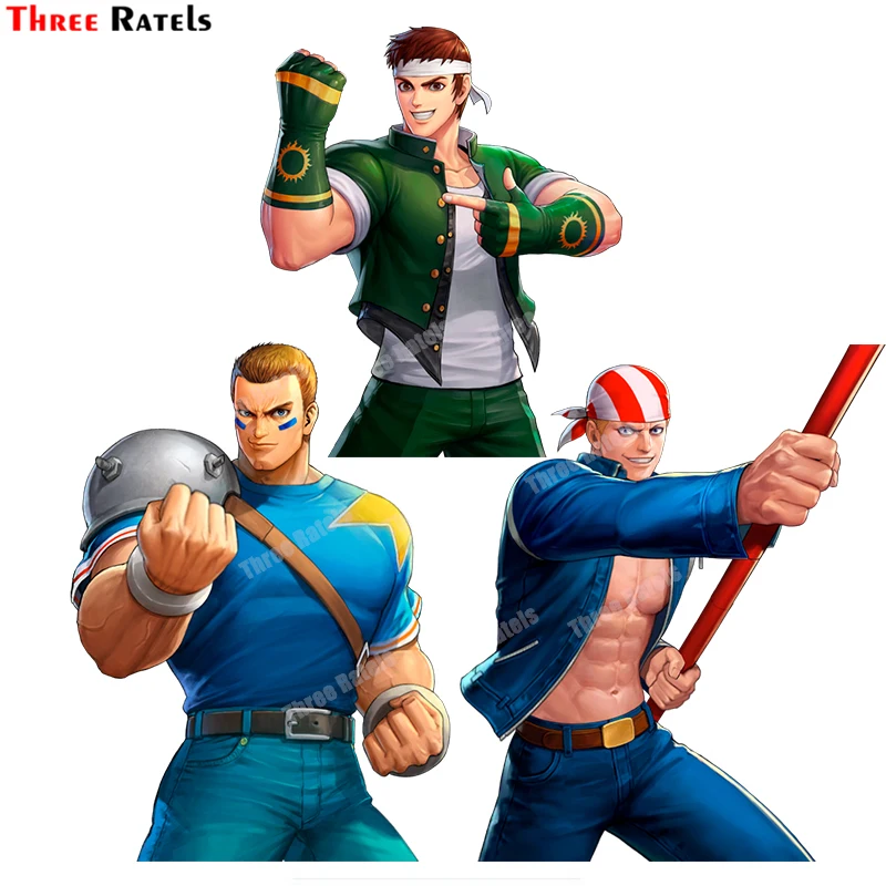 

Наклейки для автомобиля три Ratels B587 Билли Кейн Брайан баттерлер и Shingo Yabuki KOF98 японское аниме